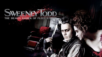 2007 Sweeney Todd Movie Poster 11X17 Johnny Depp Alan Rickman   