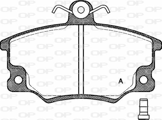 Plaquettes de frein Fiat Punto 1.2 essence et 1.7 TD diesel kit de freinage complet