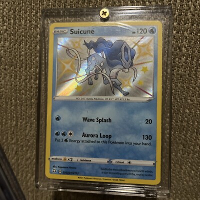 suicune shiny pokemon card 2023 Sword And Shield Crown Zenith Gg38 Full Art/suicune V German PSA 9 Graded Lx2 / None / 1 Shining Fates Finally pulled Suicune after bad