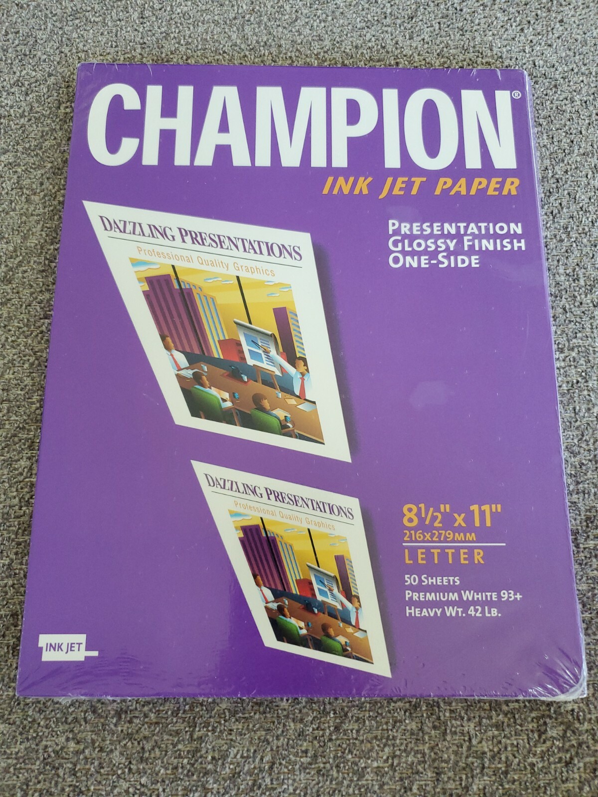 Champion Ink Jet Paper Glossy Finish One-Side Presentation 8 1/2 X 11