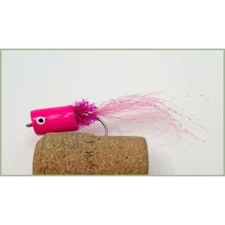 Pike Flies, 4 Pink Bobs Bangers Very Strong Hooks, Size 1/0 & 2/0, Good for Carp
