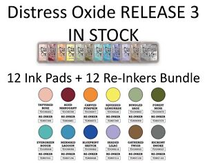 Ranger Tim Holtz Distress Ink Chart