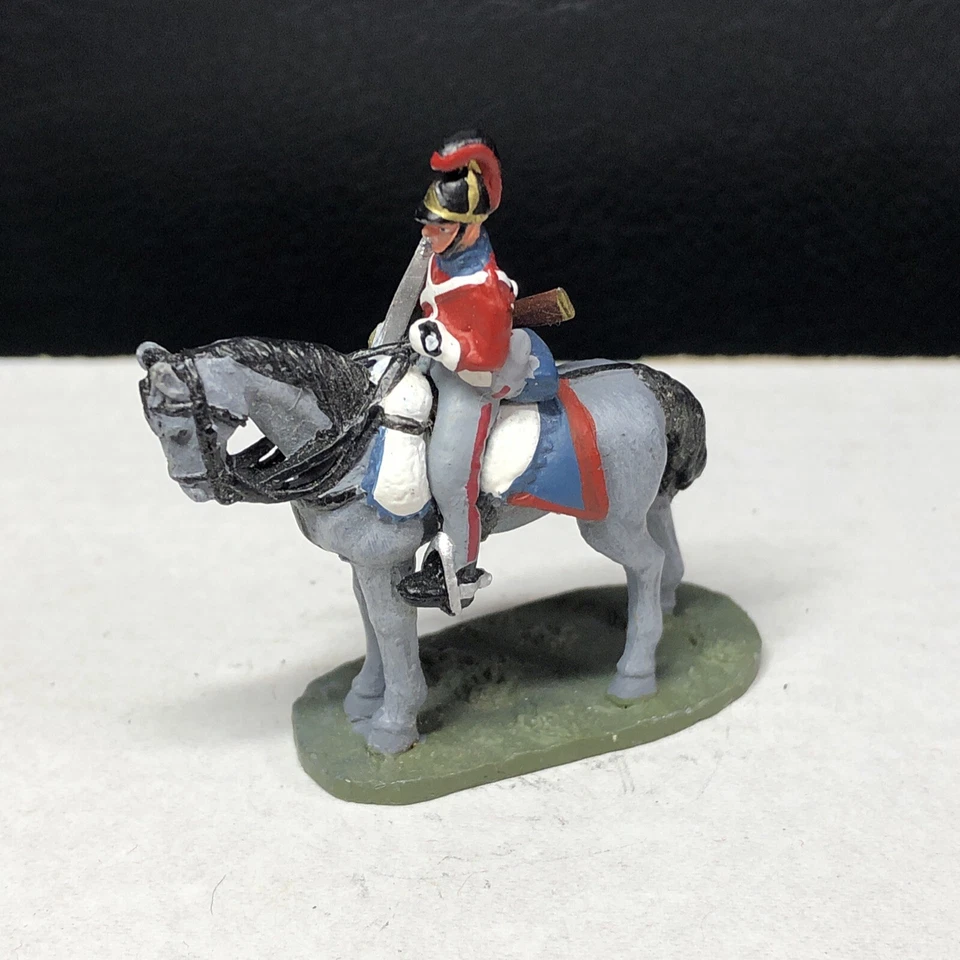 SOM7 - Del Prado Napoleonic Relive Waterloo, 1:72, Mounted Lead Soldier - Image 3 of 4