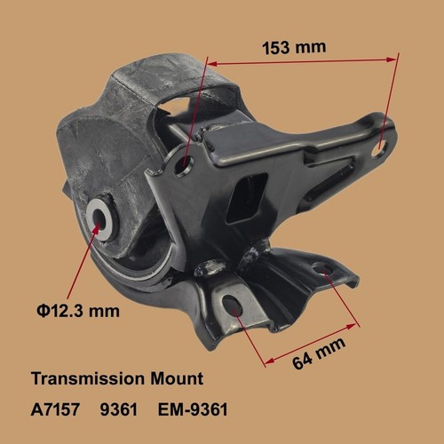 Engine Motor Transmission Mount Set 4pcs Compatible with Hyundai Sonata 2.4L ... - Picture 4 of 7