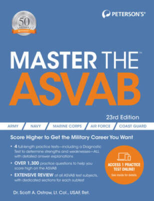 Master the ASVAB (Master the Asvab (Book Only)) - Paperback By Peterson's - GOOD