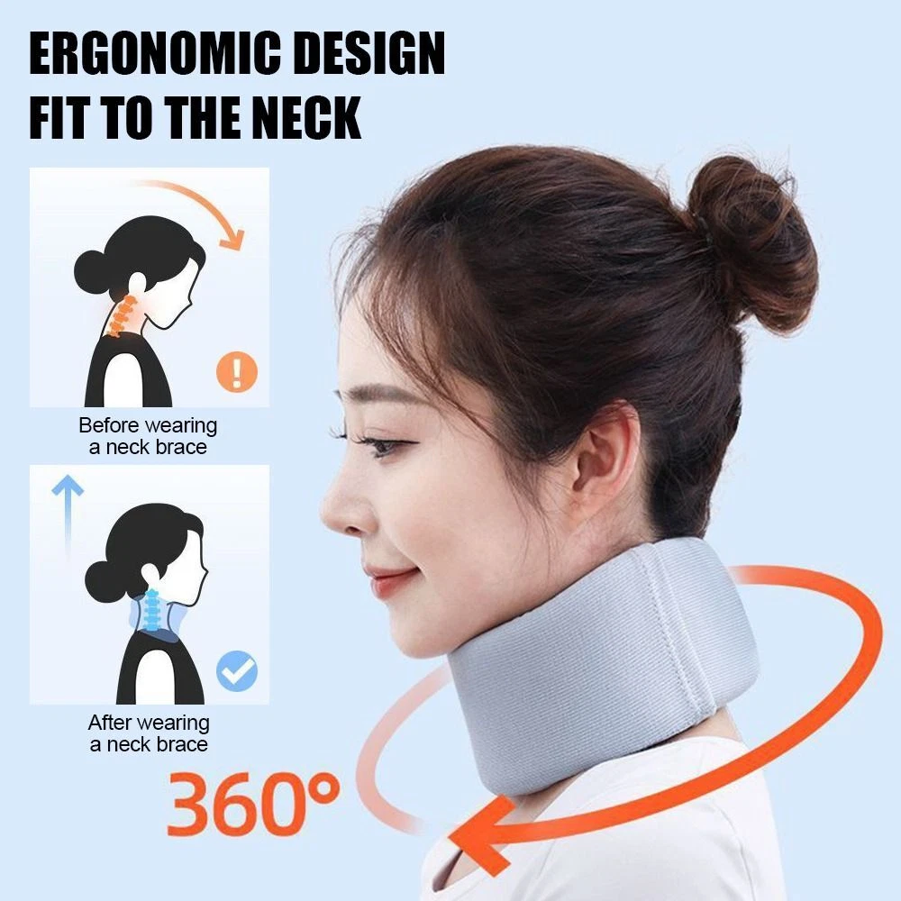 Relief Soft Neck Brace Support Posture Corrector Cervical Collar Head  Support