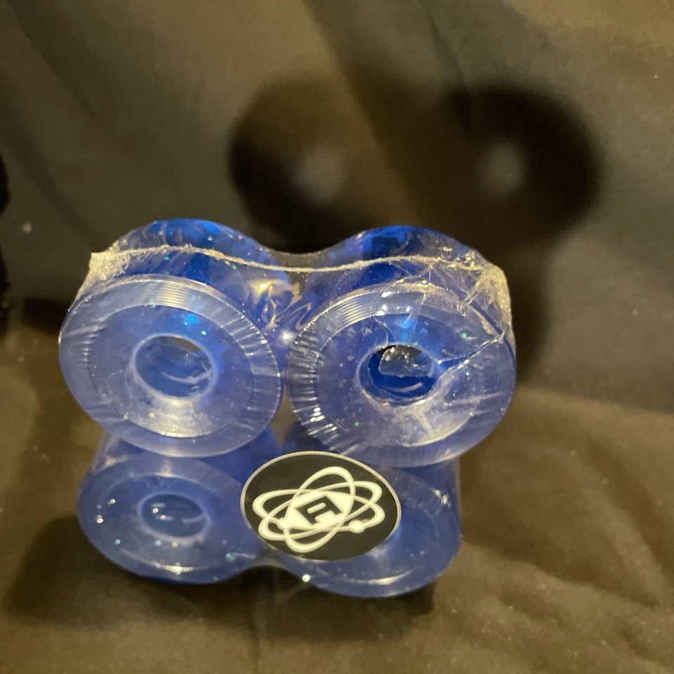 Atom Pulse Glitter rodas externas conjunto de 4 patins quadriciclos 78a azul - Imagem 2 de 4