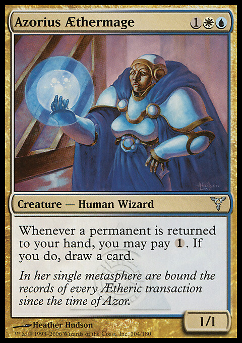 Magic the Gathering MTG Azorius Aethermage (104) Dissension   LP
