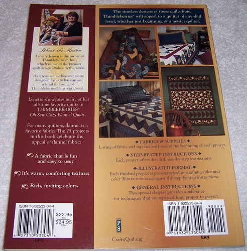 Oh Sew Cozy Flannel Quilts by Lynette Jensen pb Thimbleberries quilting - Picture 2 of 2