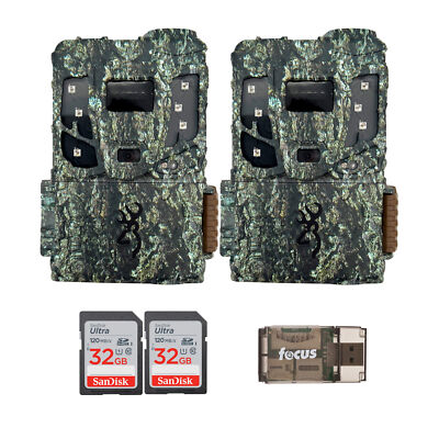 Browning 2PK Pro Scout Max Extreme HD Trail Camera w32GB MCard and Reader
