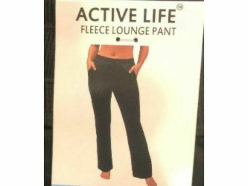 Active Life Fleece Lounge Pant Black XXL - Picture 3 of 3
