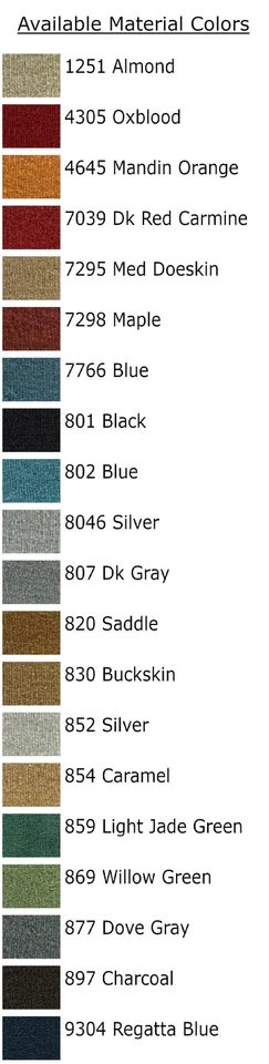 FITS 1974-1986 Chevrolet K20 Suburban Floor Mat 4pc Cutpile - Imagem 3 de 4