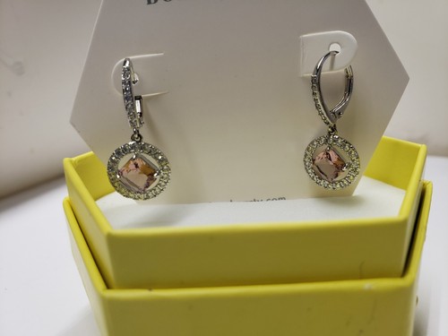 Bomb Party Instant Style rbp2637 Lab created Light Brown Amethyst Earrings