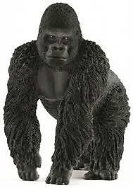 SCHLEICH - Figurita del mundo de los animales salvajes - Gorila macho - - SH...