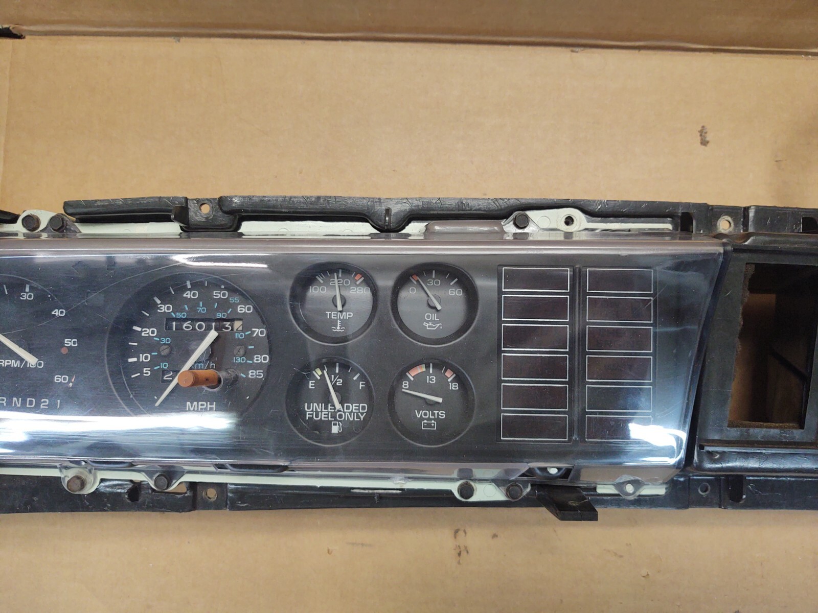 1978-1984 Oldsmobile Cutlass Rally Cluster Combo Vents Dash Bezel ...