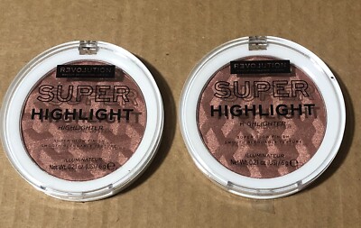 Makeup Revolution London Super Highlight Color Raspberry 0.21 Oz Set Of 2