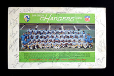 orig. 1970 San Diego Chargers *TEAM-SIGNED Lg. Dodge Dealers Photo* L. Alworth++