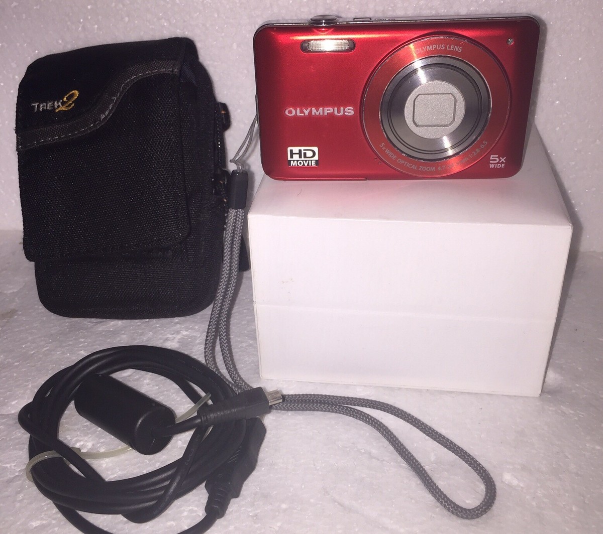 Olympus Digital Camera VG-120 14.0MP Red Tested | eBay UK