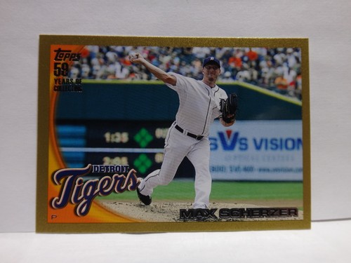 Max Scherzer [Gold] #US-13 2010 Topps Update card