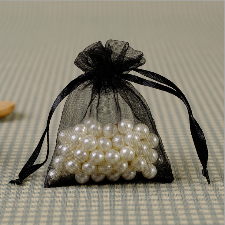 Reino Unido 20-100 piezas Bolsas de regalo de organza Boda Fiesta Favor Navidad Joyería Bolsas de dulces