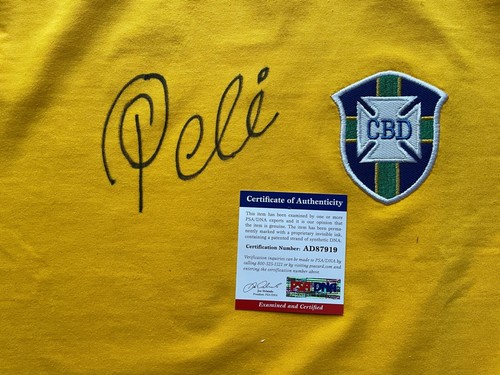 Pele - Front Signed Replica World Cup 1970 Jersey - Long Name - PSA / DNA - Picture 8 of 8