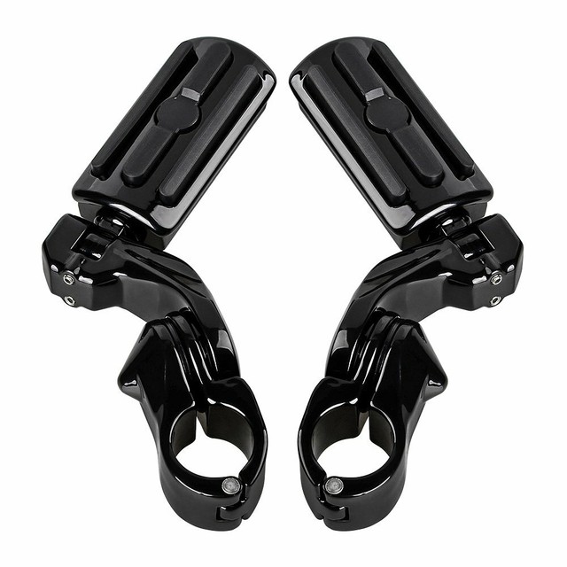 Foot Pegs Pedals Mounts Clamps 32mm For Harley Touring Road King Street