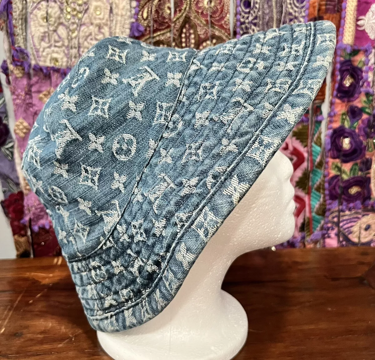 19SS LOUIS VUITTON Monogram Denim Hat-