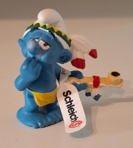 Smurf Schleich: 20553 CALUME OF PEACE - NEW (Smurf Puffi Smurf Smurf)