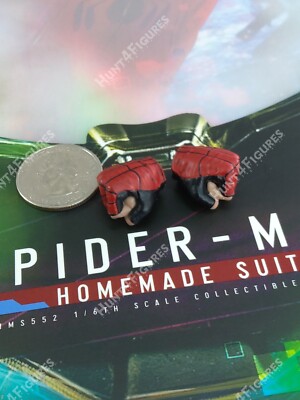 Hot Toys MMS552 Spider-Man Homemade Suit 1/6 action figure's 2 fisted hands 