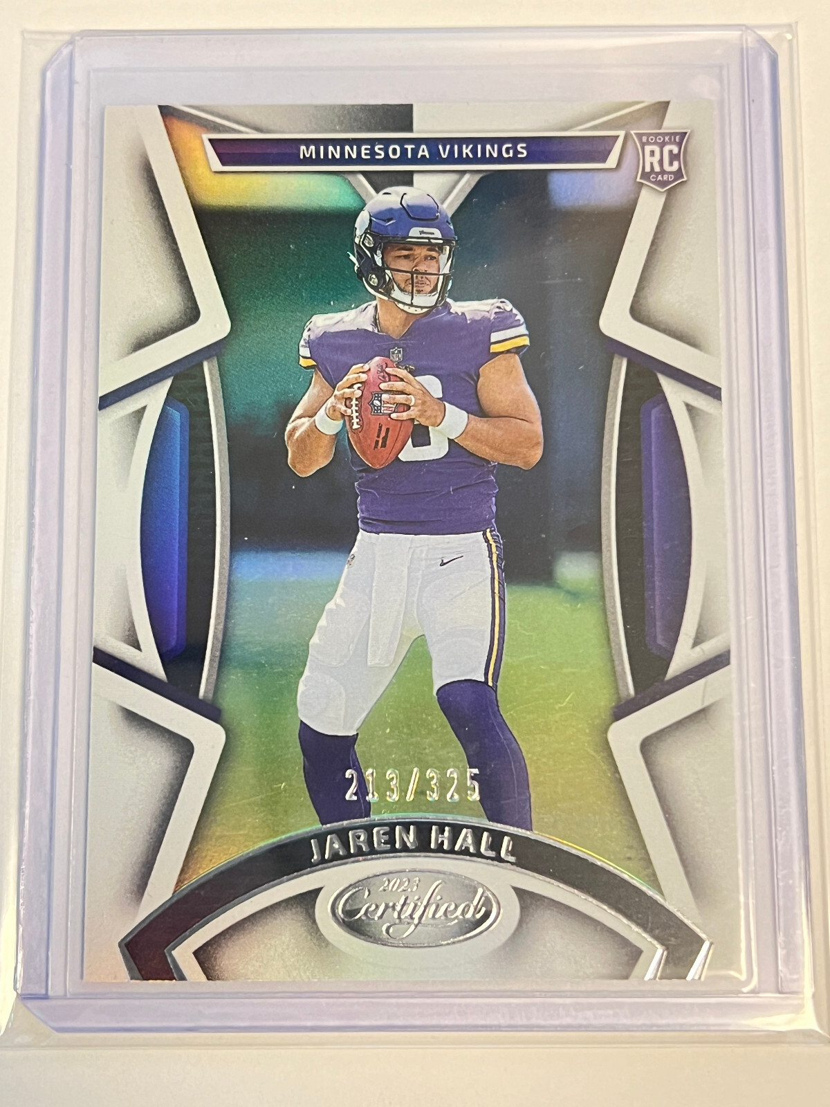 Jaren Hall 2023 Panini Certified Rookies RC CARD#120 #/399 NICE!