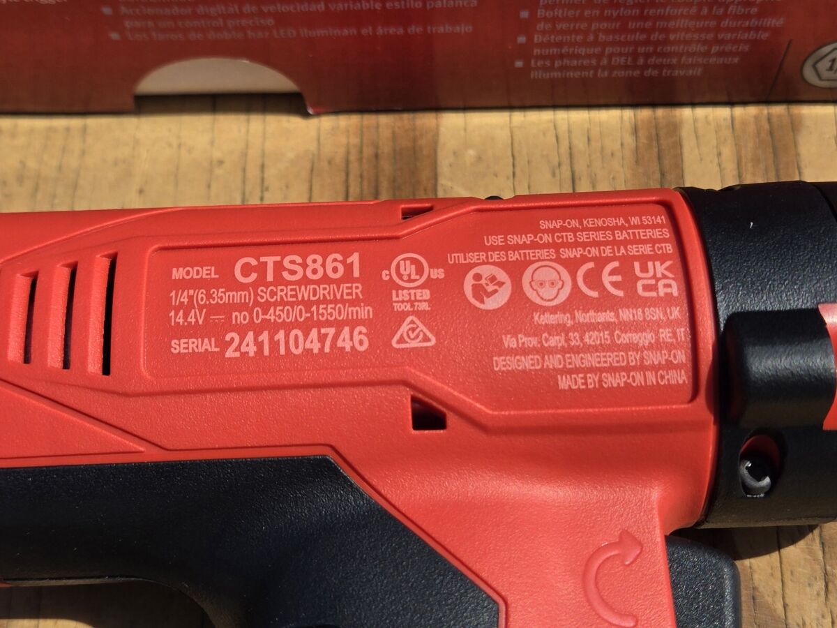 NIB Snap-on 1/4 NIB Snap-on 1/4