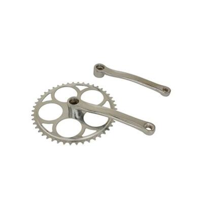Pédalier Aluminium Ville 170mm Plateau 44 Dents + Chaîne 3.30 - Neuf