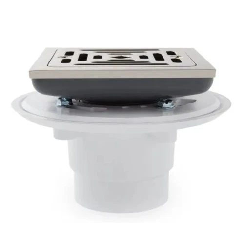 Signature Hardware 948035 Adelphi 4-1/2" Pattern Grate Linear Shower Drain - Picture 4 of 4