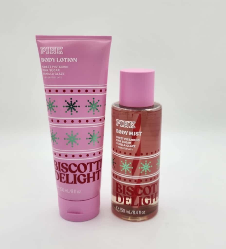 専用 Bath & Body Works Victoria's Secret Victoria's Secret Pink Biscotti Delight Body Mist Spray & Body
