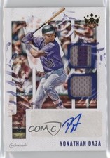 2020 Diamond Kings DK Material Signatures Gold 44/99 Yonathan Daza Auto 13st