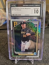2024 PAUL SKENES (RC) CGC 10 Gem Mint Bowman Chrome Mega Box Mojo #31 99207