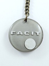 Portachiavi - Facit 1960s - Machines Bureau Calcolatrice Vintage Double Face