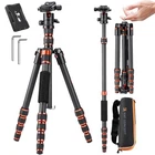 K&F Concept 60 inch Carbon Fiber Camera Tripod,Super Lightweight 60 inch, 60