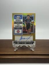 2023-24 Contenders Optic AUSAR THOMPSON Rookie Ticket Auto TRUE GOLD 10/10 RC