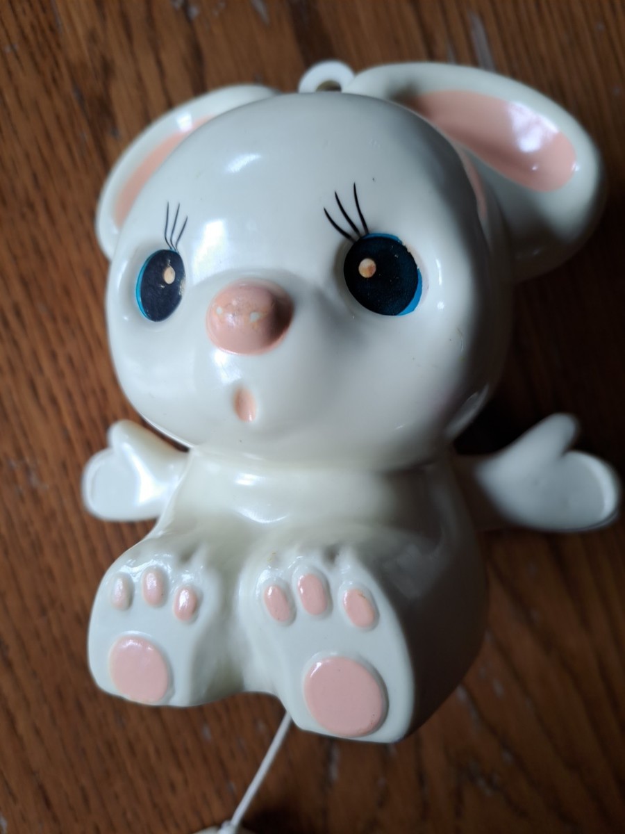 Sankyo? Pull-cord Musical Mouse Crib Toy Vintage 1980s | eBay