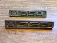 1969-1972 Chevy Truck 350 Fender Emblem Pair Chevrolet Original Metal Oem Part