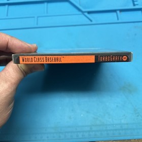 World Class Baseball (Turbo Grafx 16 tg16) Complete in Case Turbografx Tested