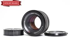 NearMint Contax Carl zeiss Planar T* 50mm F1.4 aej MF Standard Lens From JP 1779