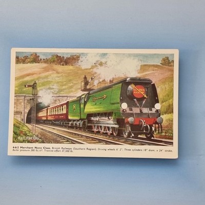 Dampfeisenbahn Postkarte um 1950 Lokomotive B.R.S.R Golden Arrom Kaufmann Baureihe 462