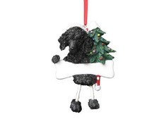 E S Pets Black Poodle 35356-29 Dangling Dogs Ornament