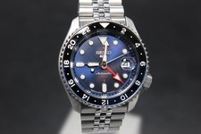 SEIKO 5 GMT blue black bezel 4R34-00A0 SBSC003 674444