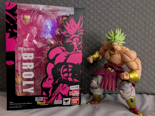 S.H. Figuarts DBZ Broly - SDCC 2018 exclusivo evento con soporte