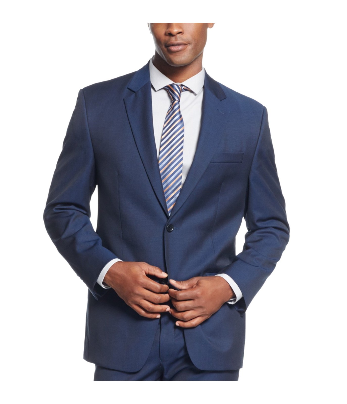 Профессиональные куртки и блейзеры Shaquille Oneal синего цвета длиной 40 см