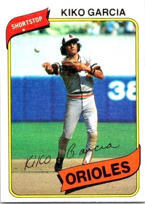 1980 Topps #37 Kiko Garcia