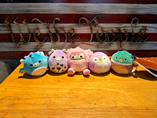 Squishmallows Mallowmees Mixed Lot of 5